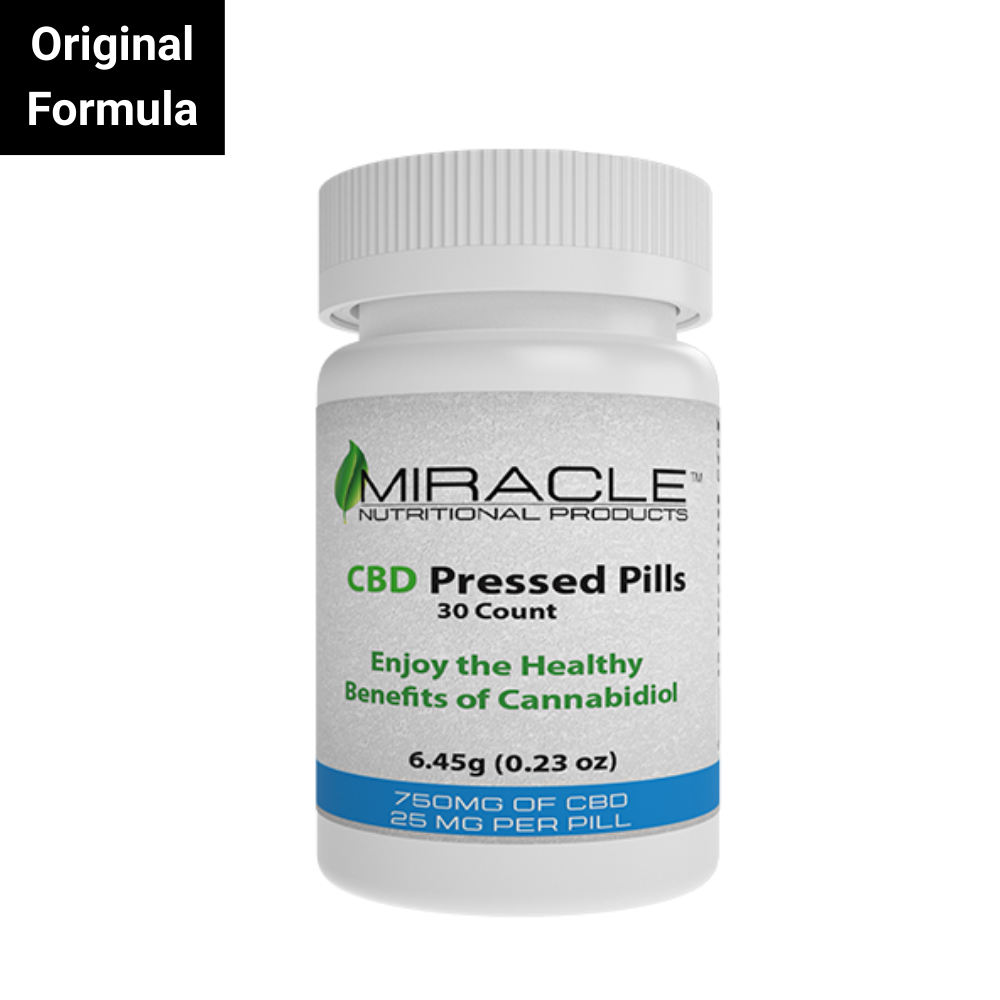 CBD Pressed Pill Bottle 750mg (30ct)