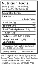 Load image into Gallery viewer, 50mg CBD Isolate Gummies - 30ct.
