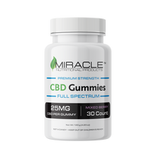 Load image into Gallery viewer, 25mg Full Spectrum CBD Gummies - 30ct.

