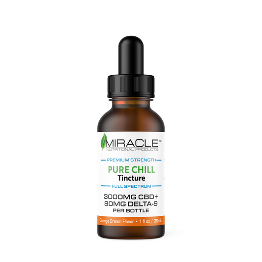 Pure Chill Drops with 3000mg Full Spectrum CBD & 80mg D9