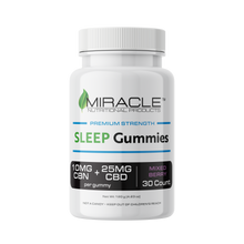 Load image into Gallery viewer, Sleep Gummies with 10mg CBN &amp; 25mg CBD - 30ct.
